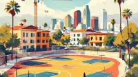 OC Santa Ana: Basketball Courts Project Completed