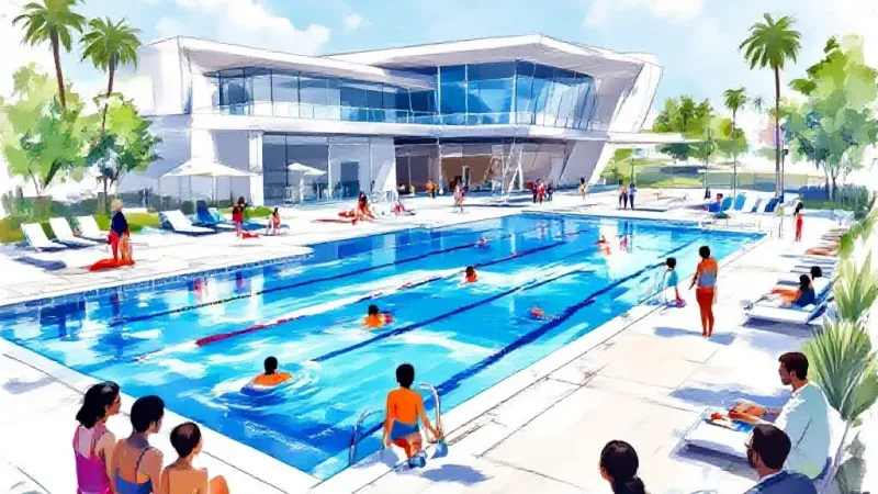 Santa Ana Aquatic Center Ribbon Cutting | OC Development