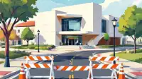 Santa Ana Library Reopens, Civic Center Drive Closed OC